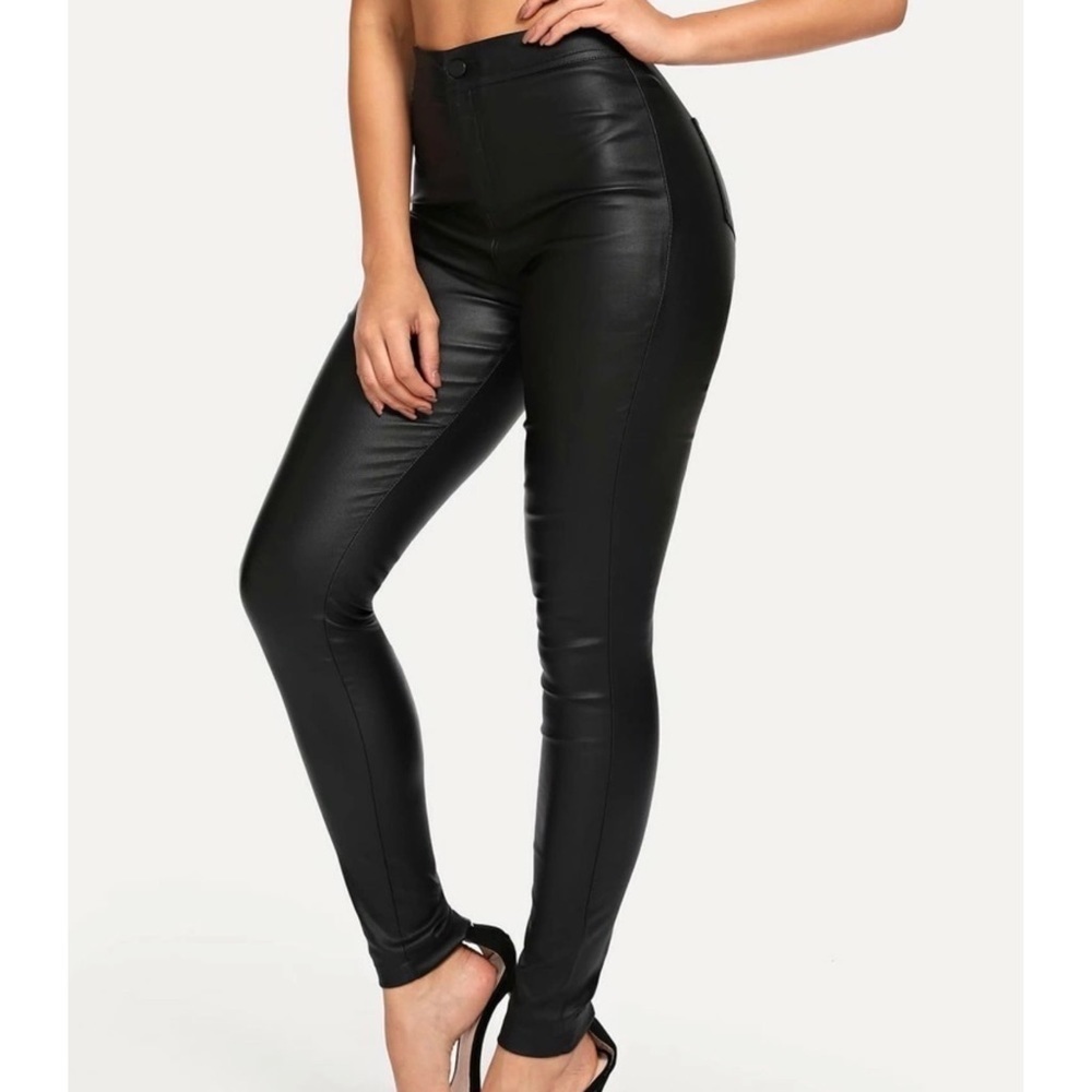 Shein Faux Leather Pants